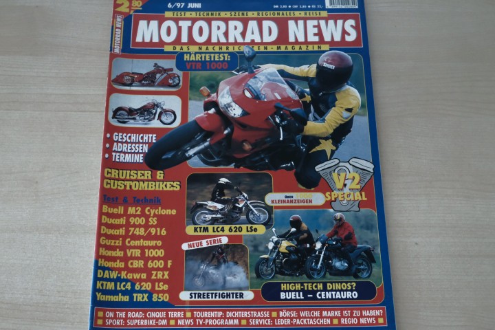 Deckblatt Motorrad News (06/1997)